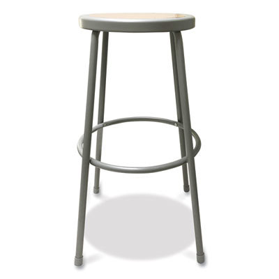 Industrial Metal Shop Stool, 30
